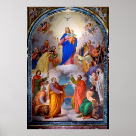 Onze dame en de heiligen poster