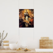 Onze dame Maagd Immaculate Hart van Mary 4 Poster (Keuken)