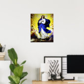 Onze dame Maagd Immaculate Hart van Mary 5 Poster (Thuiskantoor)