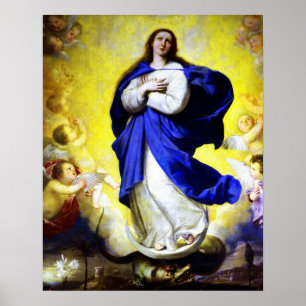 Onze dame Maagd Immaculate Hart van Mary 5 Poster