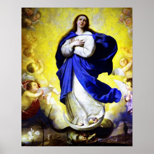 Onze dame Maagd Immaculate Hart van Mary 5 Poster (Voorkant)