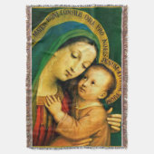 Onze dame Maagd Mary of Good Counsel Blanket Deken (Voorkant Verticaal)