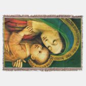 Onze dame Maagd Mary of Good Counsel Blanket Deken (Voorkant)