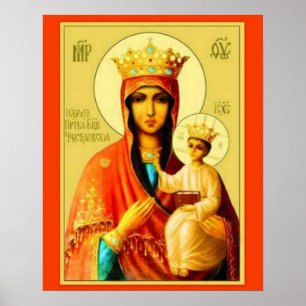 Onze dame Mary Czestochowa 2 Poster A
