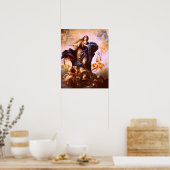 Onze dame Mary Immaculate Heart 2 Poster (Keuken)