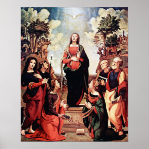 Onze dame Mary Immaculate Heart 3 Poster