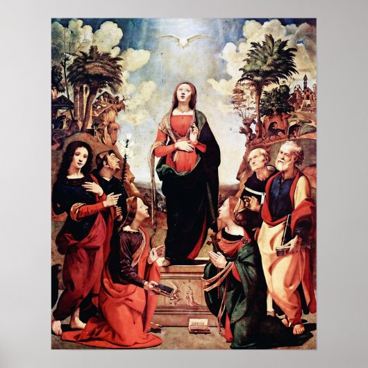 Onze dame Mary Immaculate Heart 3 Poster (Voorkant)