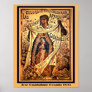 Onze dame Mary-Jose Guadalupe Posada Poster