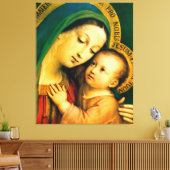 Onze dame of Good Counsel Canvas Afdruk (Insitu (Woonkamer))