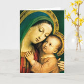 Onze dame of Good Counsel Kaart (Gele Bloem)