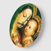Onze dame of Good Counsel Square Wall Clock Grote Klok (Hoek)