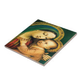 Onze dame of Good Counsel Tegeltje (Zijkant)