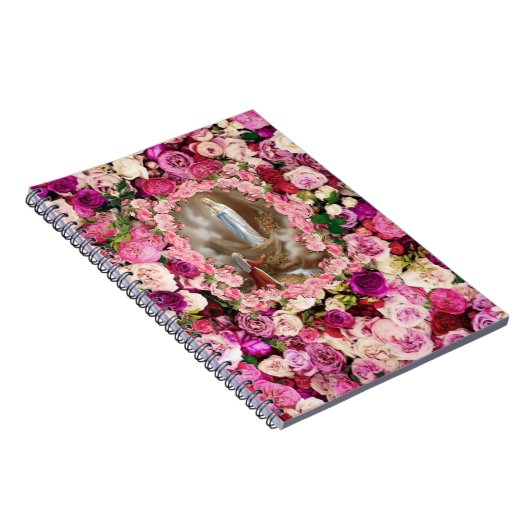 Onze dame of Lourdes-fotonotebook Notitieboek (Rechterzijde)