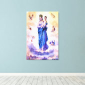 Onze Dame of Prompt Succes Canvas Afdruk (Insitu (Houten vloer))