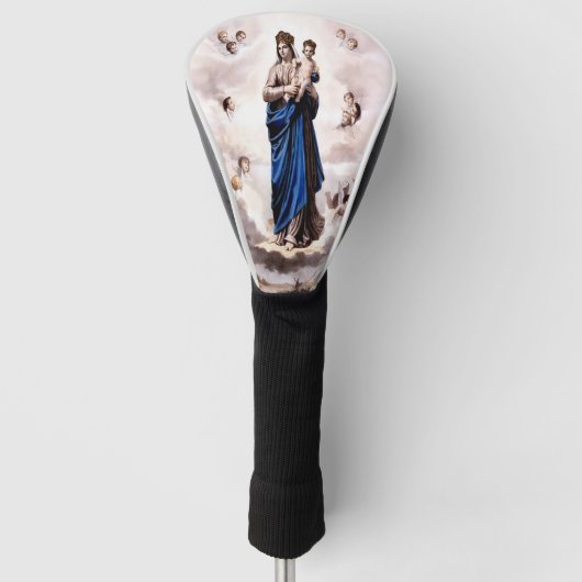 Onze Dame of Prompt Succor BW Golfheadcover (Voorkant)