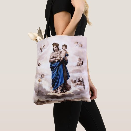 Onze Dame of Prompt Succor BW Tote Bag (Dichtbij)
