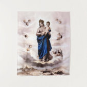 Onze Dame of Prompt Succor BW Wandkleed (Voorkant)