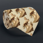 Onze dame op de berg Carmel Jesus Scapular Religio Stropdas<br><div class="desc">Traditioneel katholiek religieus afbeelding van Onze Dame van de berg Carmel die de Baby Jezus vasthoudt met de bruine capulair met een wolkenontwerp op de achtergrond.</div>