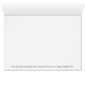 Onze dame op de berg Carmel katholieke Kenosha WI (Binenzijde Horizontaal (Onderkant))