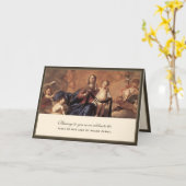 Onze dame op de berg Carmel-religie Kaart (Gele Bloem)