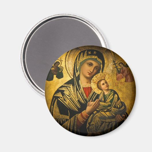 Onze Dame Perpetual Help Magnet (Voorkant / Achterkant)