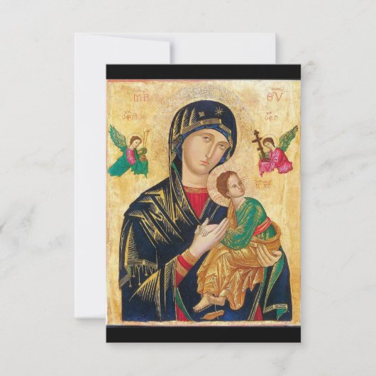 Onze Dame Perpetual Help Prayer Card (Voorkant)