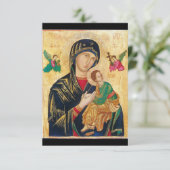 Onze Dame Perpetual Help Prayer Card (Staand voorkant)