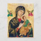 Onze Dame Perpetual Help Prayer Card Briefkaart (Voorkant)