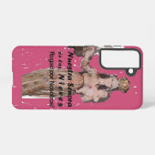 Onze dame samsung galaxy hoesje (Achterkant horizontaal)