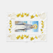 Onze dame, ster van het Zee, vlootsdeken Fleece Deken (Voorkant (Horizontaal))