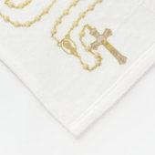 Onze dame, ster van het Zee, vlootsdeken Fleece Deken (Hoek)