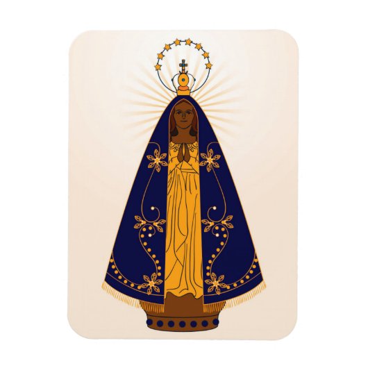 Onze dame van Aparecida Magneet (Verticaal)