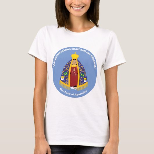 Onze dame van Aparecida T-shirt (Voorkant)