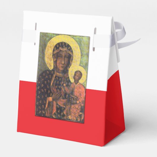 Onze dame van Czestochowa Bedankdoosjes (Achterkant)