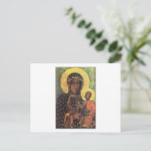 Onze dame van Czestochowa Briefkaart (Staand voorkant)