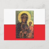 Onze dame van Czestochowa Briefkaart (Voorkant)