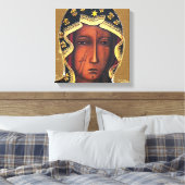 Onze dame van Czestochowa Canvas Afdruk (Insitu (Slaapkamer))