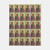 Onze dame van Czestochowa Fleece Deken (Voorkant)