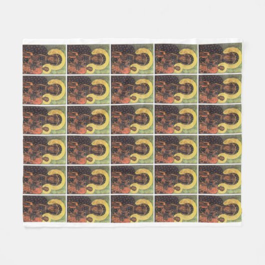 Onze dame van Czestochowa Fleece Deken (Voorkant (Horizontaal))