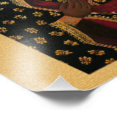 Onze dame van Czestochowa Foto Afdruk (Hoek)