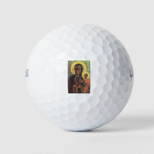 Onze dame van Czestochowa Golfballen (Voorkant)