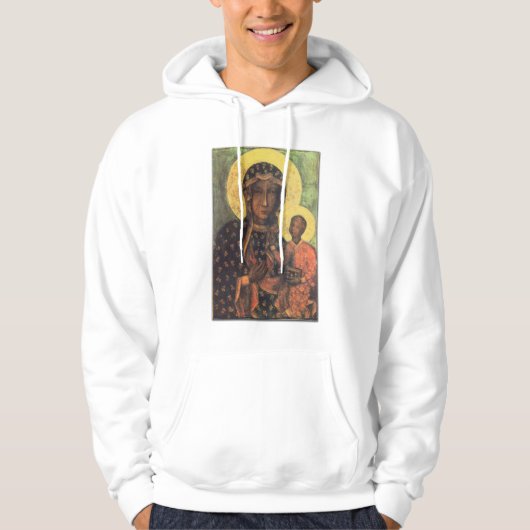 Onze dame van Czestochowa Hoodie (Voorkant)