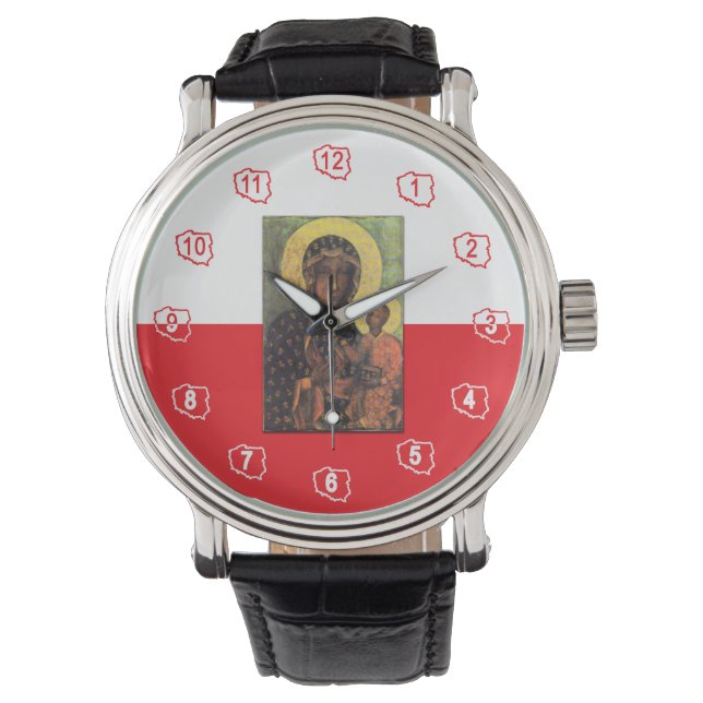 Onze dame van Czestochowa Horloge (Voorkant)