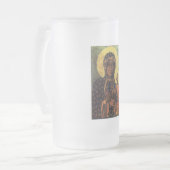 Onze dame van Czestochowa Matglas Bierpul (Voorkant links)