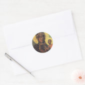 Onze dame van Czestochowa Ronde Sticker (Envelop)