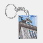 Onze Dame van de Acrylische Sleutelhanger in de be (Voorkant Links)