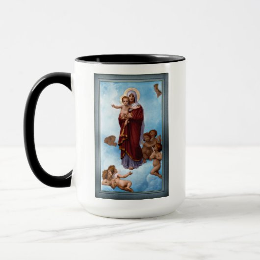 Onze dame van de Angels door William Bouguereau Mok (Links)