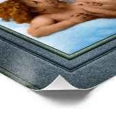 Onze dame van de Angels door William Bouguereau Perfect Poster (Hoek)