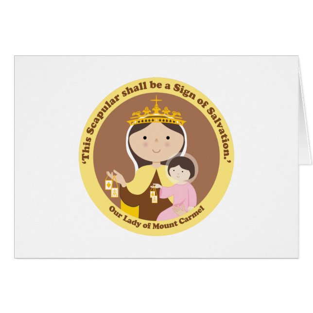Onze dame van de berg Carmel (Voorkant Horizontaal)