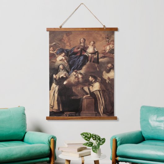 Onze dame van de berg Carmel 1641 Hangend Wandkleed (Woonkamer)